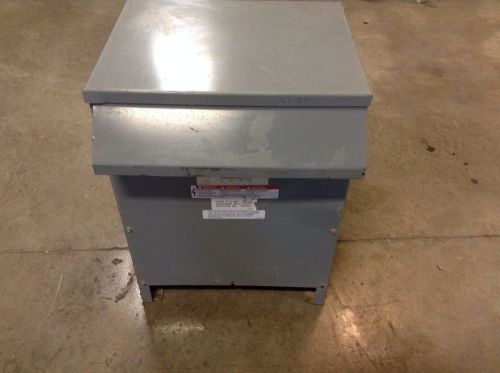 Square d 15t3h 15 kva three phase transformer 480 hv 208y/120 lv for sale