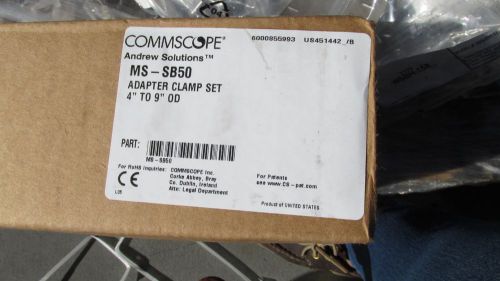 Commscope technologies llc - 4&#034;- 9&#034; adapter clamp set for vertical legs for sale