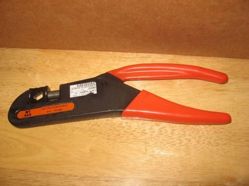 Thomas &amp; Betts T&amp;B WT 540 Crimp Tool With Die 5456 Crimping Ratcheting Tool