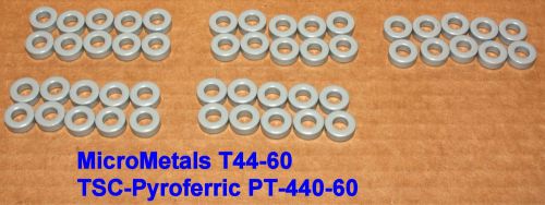 50 Pyroferric PT-440-60 / MicroMetals T44-60 TSC 11mm Toroid Magnetic Cores