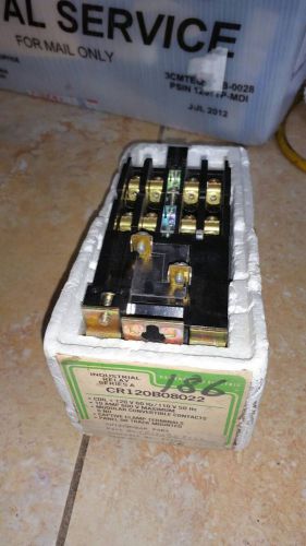 GENERAL ELECTRIC RELAY PART # CR120B08022 &#034; NEW OLD STOCK &#034;