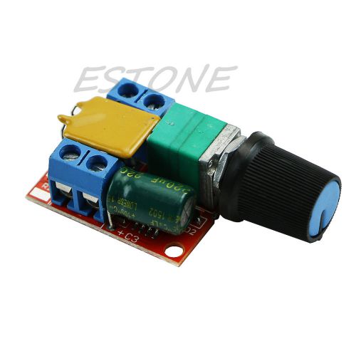 Mini dc 5a motor pwm speed controller 3v-35v speed control switch led dimmer for sale