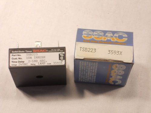 Ssac solid state timer, tsb223, code 3593x, lot of 2 for sale