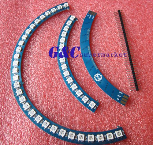 Rgb led ring 60x ws2812 5050 cascade led driver board 400hz at least m101 for sale
