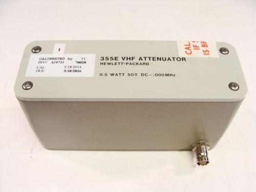 Hp agilent keysight 355e programmable step attenuator 0-12db dc-1ghz 1db steps! for sale