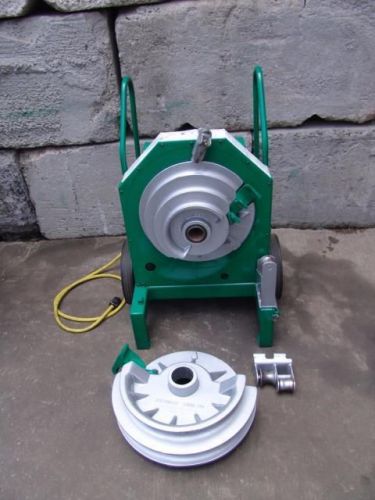 Greenlee 555 pipe bender 2 shoes 2 rollers  1/2&#034; - 2&#034;  rigid #2&lt;---  great shape for sale