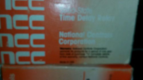 LOT OF 2 NATIONAL CONTROLS NCC T1K-00001-461 SOLID STATE TIMER T1K-1-461,