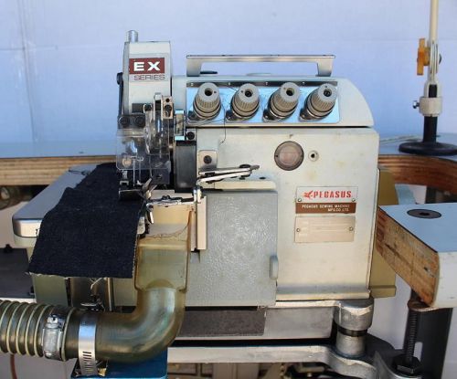 Pegasus ex3215-04  2-needle 5-thread overlock serger industrial sewing machine for sale