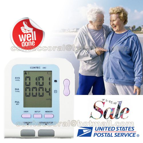 Promote Digital Blood Pressure Monitor,NIBP monitor adult cuff+SW+USB USA