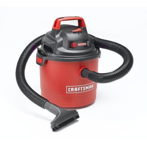 Craftsman portable 2.5 gallon 2 peak hp wall mount wet/dry vac for sale