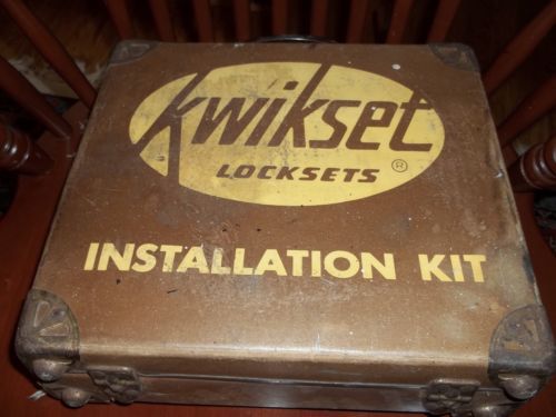 Vintage kwikset 400 lock installation kit for sale
