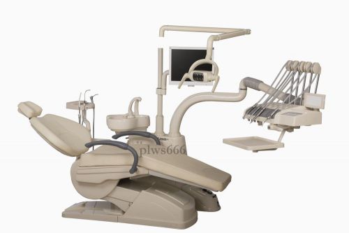 Controlled integral d4 model soft leather new dental unit chair fda ce wb for sale