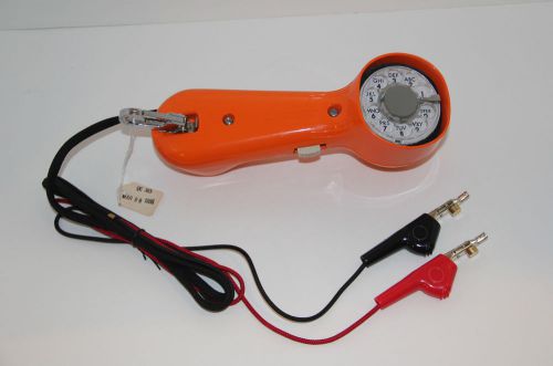 Vintage GTE Automatic Electric Orange Rotary Dial Butt Set In Mint Condition