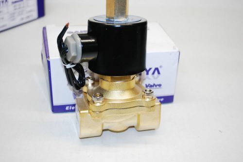 Electric Solenoid Valve Water Air N/O 110V AC 3/4&#034; Normally Open Type US SELLER