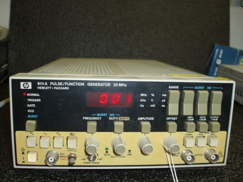 Hp 8111a pulse / function generator 20 mhz no reserve!! for sale