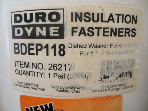 Duro dyne duct-liner weld pins insulation fasteners 6 sealed buckets 18000 pcs. for sale