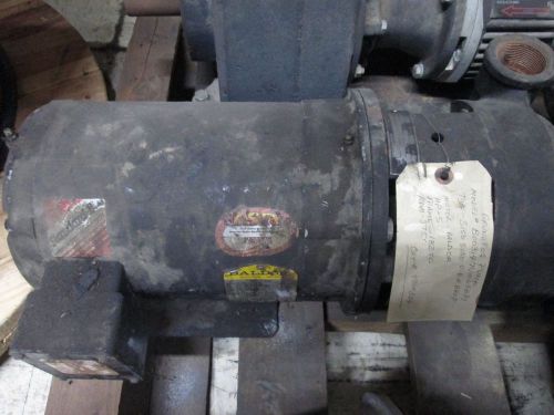 Baldor AC Motor w/ Pump 47U00354 5HP 208-230/460V 13-12/6A 3450RPM Used