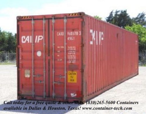 40&#039; High Cube, Cargo Ocean Shipping Storage Containers, Conex Boxes / Dallas, TX