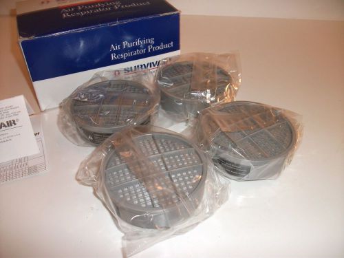 Survivair cartride air filter 4 new in plastic 100100 noish for sale