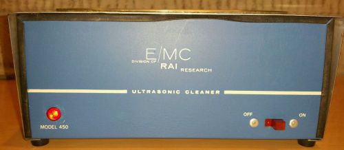 E/MC RAI ULTRASONIC CLEANER WATER BATH MODEL 450