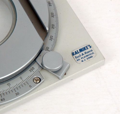 Precision 360 Degree Rotating Stage Goniometer Mounting Plate is 6&#034; X 5 3/4&#034;