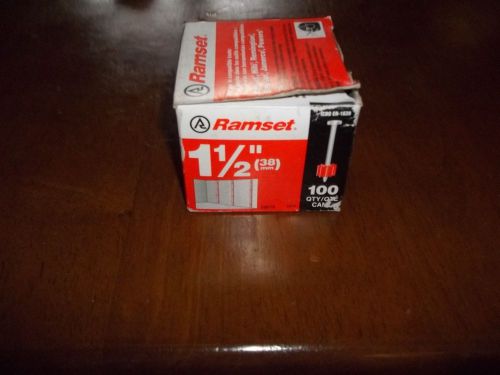 Ramset 1 1/2&#034;round head nails 5 boxes of 100 for sale