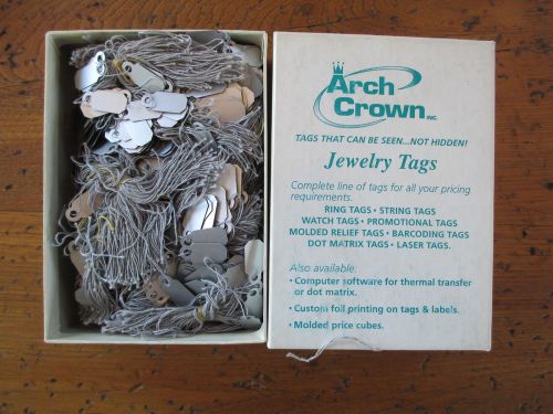 Jewelry Store Price Tags Arch Crown New $75 Box