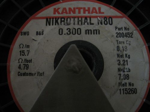 KANTHAL nickel-chromium 0.3MM Nikrothal 80 Resistance heating wire 5METER!!!