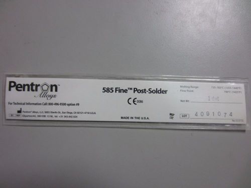Pentron 585 Fine Post-Solder (gold solder)