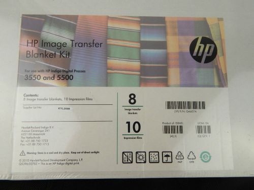 New HP Image Transfer Blanket Kit Q4607A Indigo 3550 &amp; 5550 8-Blanket 10-Films