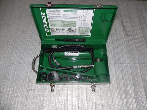Greenlee 7306sb knockout punch and hydraulic driver set for 1/2&#034; to 2&#034;,767,746 for sale