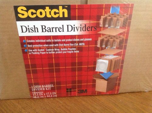 Scotch Dish Barrel Dividers - moving supplies