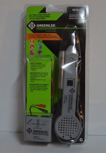 Greenlee Basic Tone and Probe Tracing Kit with Case - New in Pack - 601KG