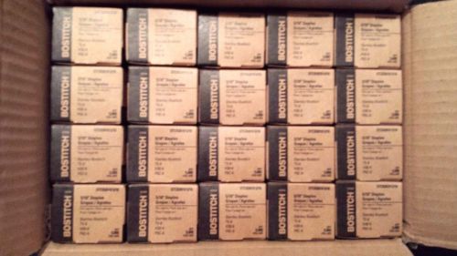 NEW STANLEY BOSTITCH STCR2619  5/16&#034; STAPLES 20 BOXES OF 5000 EACH