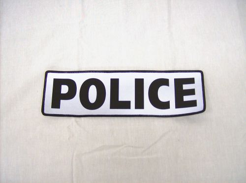 Reflective hi visibility Police ID jacket vest gear large panel patch