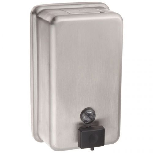 Brand New in Box Bobrick B-2111 Stainless Steel Surface-Mounted Soap Dispenser