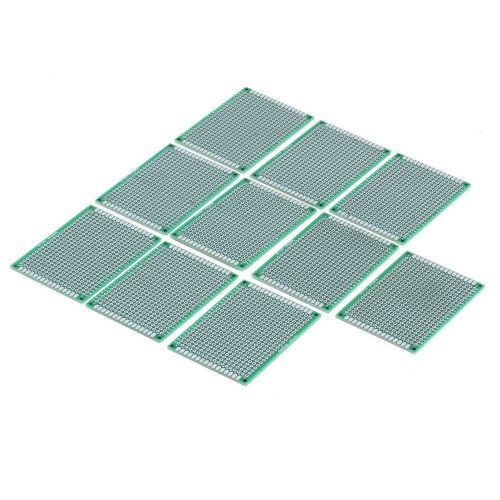 10PCS Double Side Prototype PCB Tinned Universal Breadboard 5x7 cm 50mmx70mm 2Y