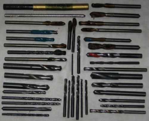 *machinist drill*reamer bit lot*40 pc*metal working lathe tools*carbide*cyclo*nr for sale