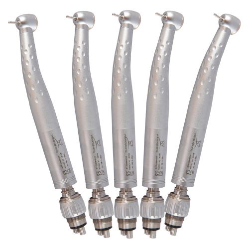 5pc dental high speed handpiece large head w/ coupler 4h kavo push type gd4 for sale