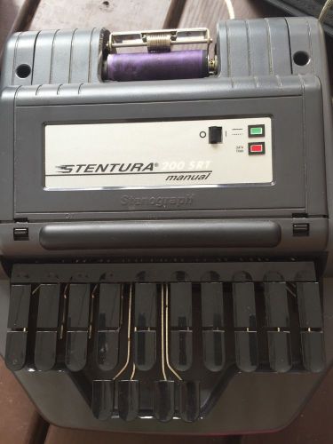 Stentura 200 srt student realtime/manual stenograph writer!steno machine for sale