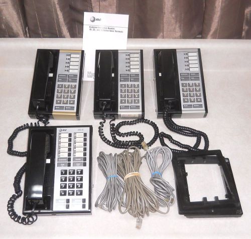 LOT of 4 AT&amp;T MERLIN TELEPHONES, (3) 86SP07 27302H01C &amp; (1) BIS-10 7313H01A-003