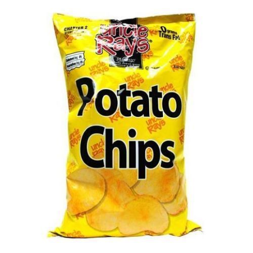 Uncle Rays Regular Potato Chips - 4.5 oz. bag, 12 per case