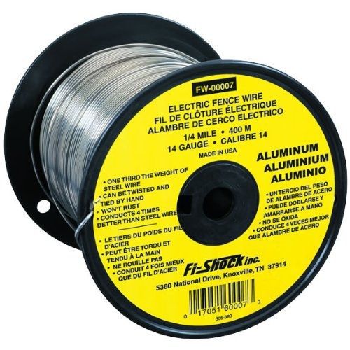 Fi-Shock FW-00007T 1/4 Mile, 14 Gauge Spool Aluminum Wire