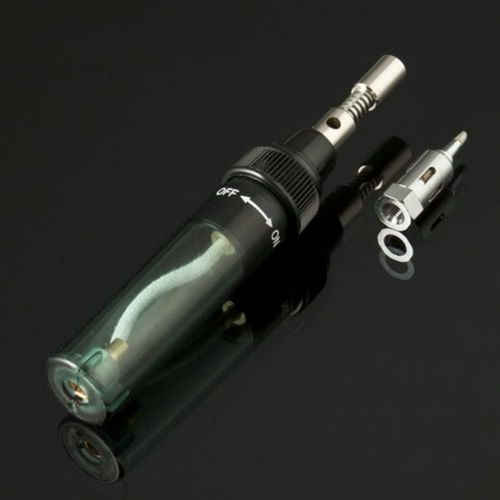 Pen Shaped Cordless DIY Butane Gas Soldering Solder Iron Gun Torch Tip Tool BE
