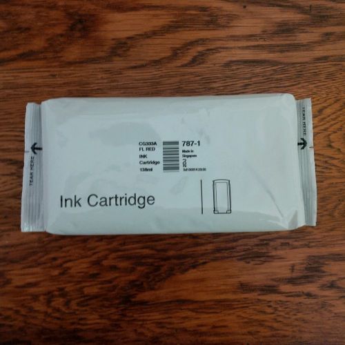 GENUINE PITNEY BOWES 787-1 HIGH VOLUME  RED INK CARTRIDGE