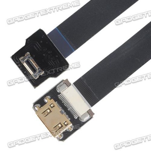 FPV 30cm HDMI Cable Mini HDMI to Micro HDMI Type C to Type D for Gopro GH4