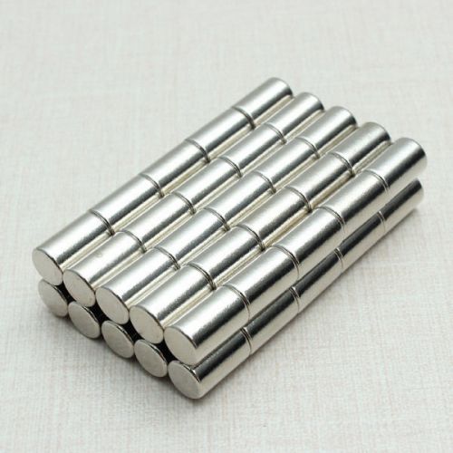 Bulk Lot 50Pcs Super Strong N52 Round Dics Rare Earth Neodymium Magnet 6x10mm