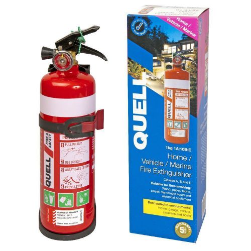 Quell Home / Vehicle / Marine Fire Extinguisher 5 Year Warranty Car Boat Bike