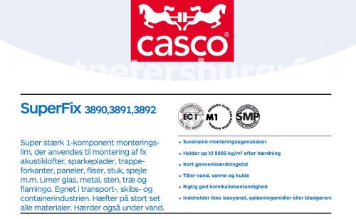 Casco super strong glue fresh new industrial &amp; home 9.64oz made in sweden! for sale