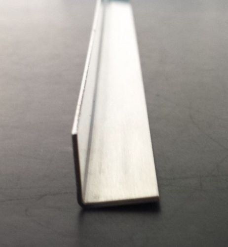 20 gauge stainless steel corner guard angle (qty 2) 1/2&#034; x 1/2&#034; x 96&#034; for sale